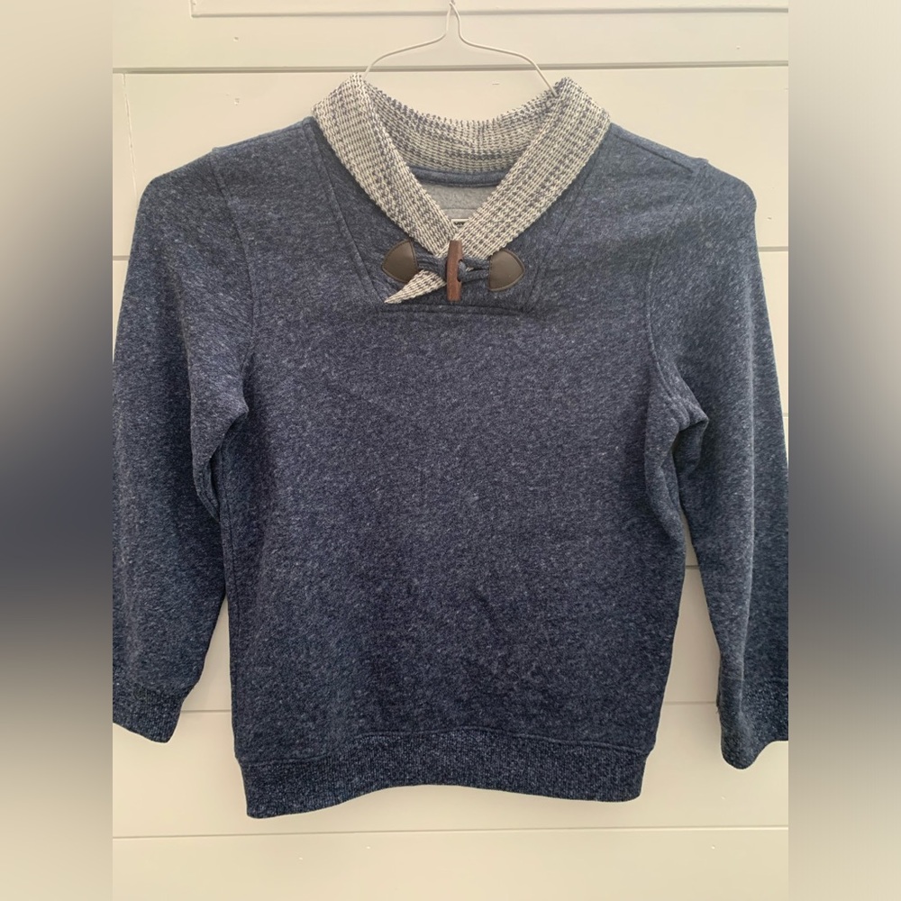 Sonoma, Heather Blue pull over super soft shirt.